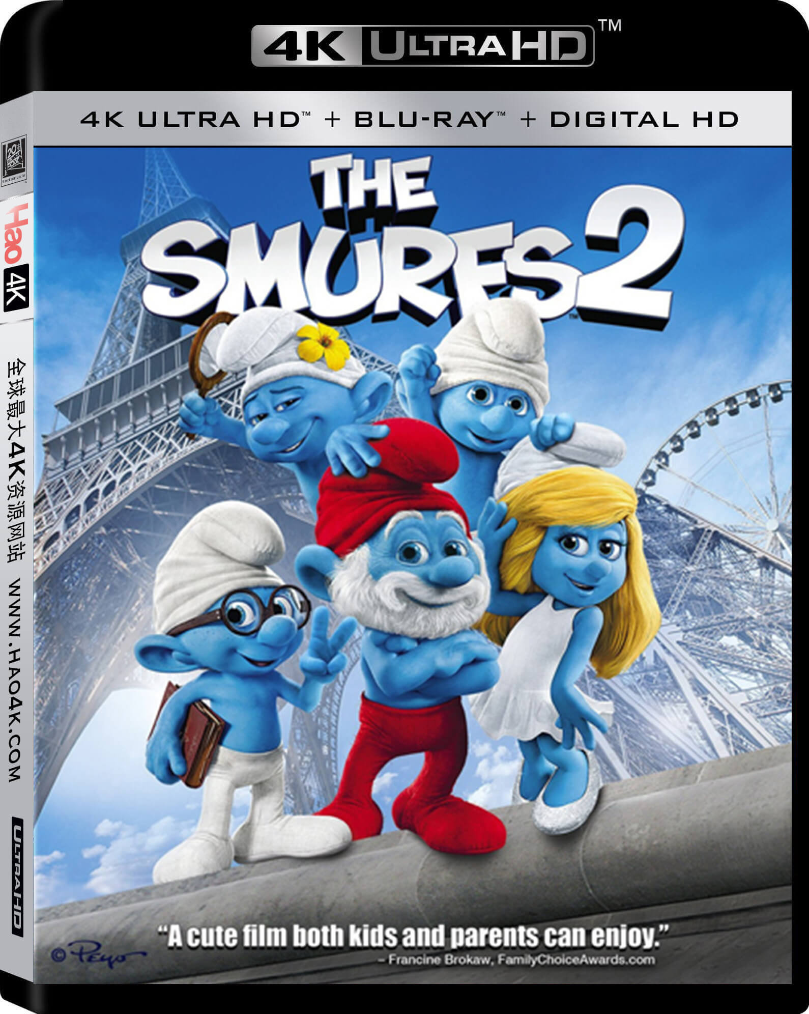 蓝精灵2.4k.The.Smurfs.2.2013.2160p.BluRay.HEVC.TrueHD.7.1.Atmos.UHD破解蓝光原盘