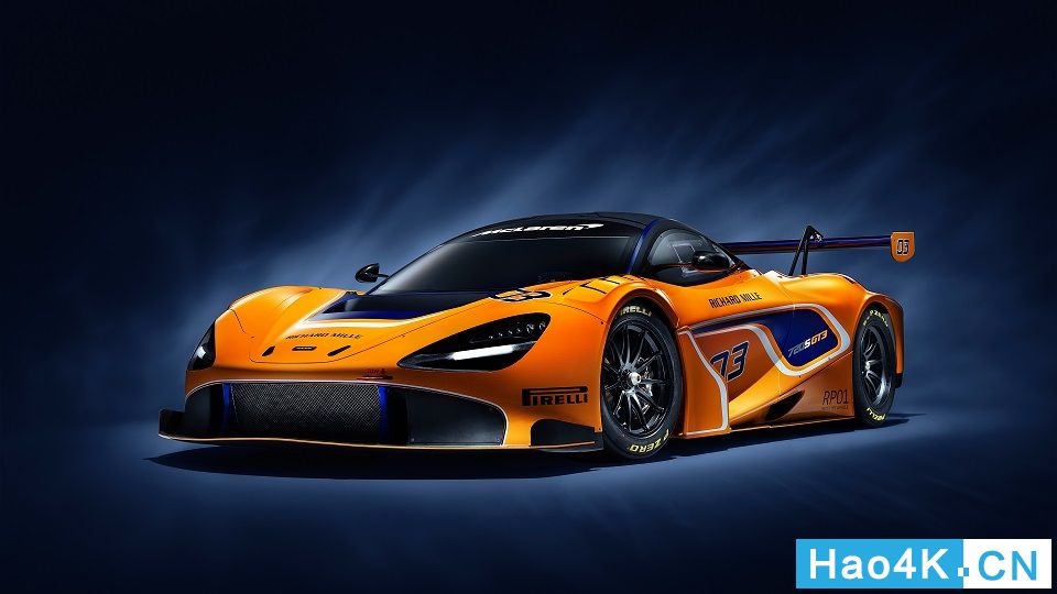 McLaren 720S GT3 ׳ɫܳ4kֽ_hao4k.jpg